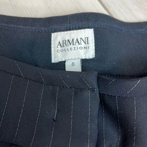 Armani Collezioni Pin Stripped Dress Pants Ankle Length size 8